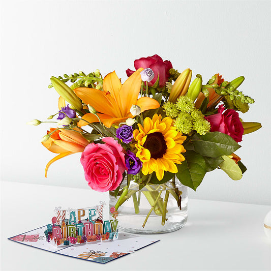 Best Day Bouquet & Lovepop® Birthday Pop-Up Card